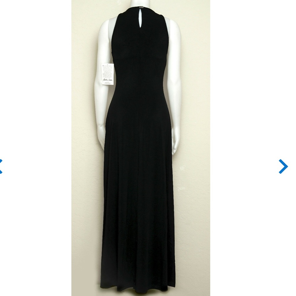 Floor length dark green maxi dress - Picture 5 of 5